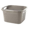 WÄSCHEKORB - Cappuccino, Basics, Kunststoff (43,5/33,5/22,2cm) - Rotho