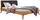 BETT Wildeiche massiv 140/200 cm Dunkelgrau, Wildeiche  - Wildeiche/Dunkelgrau, Natur, Holz (140/200cm) - Hasena