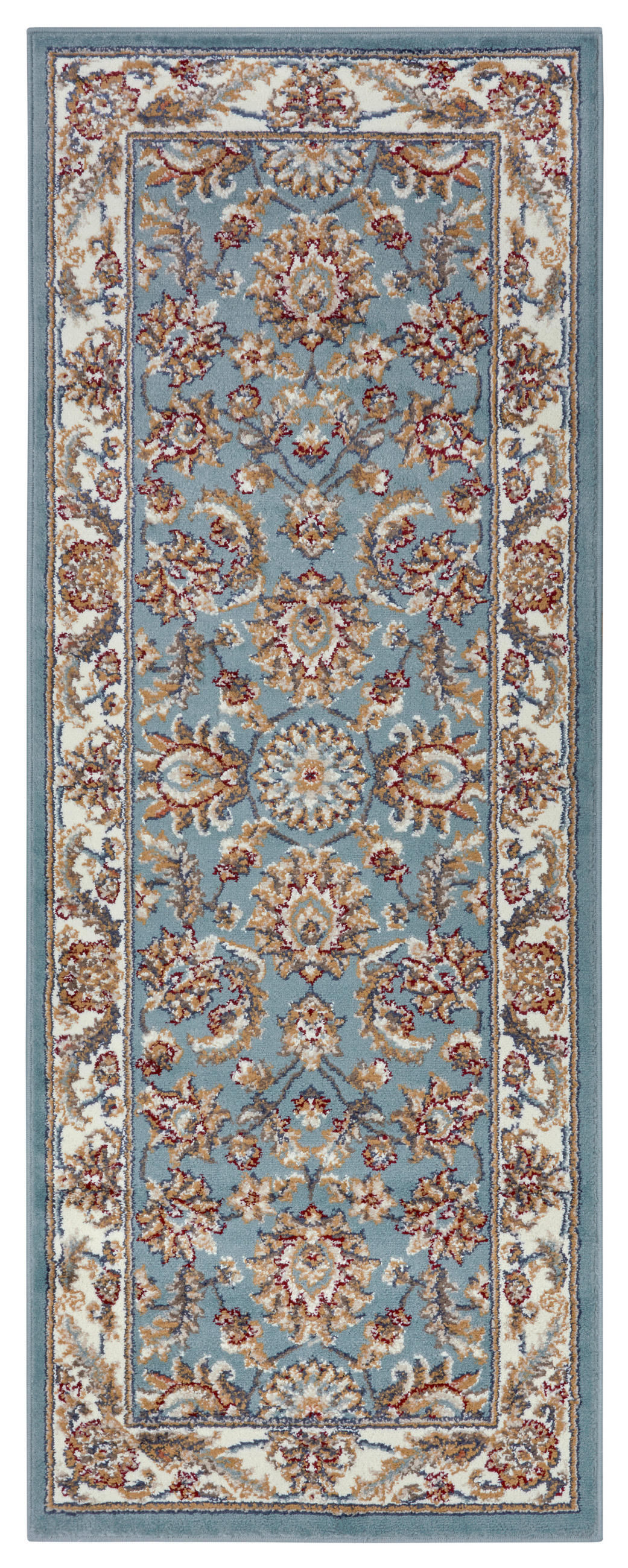 LÄUFER 80/240 cm Luxor  - Creme/Mintgrün, Design, Kunststoff/Textil (80/240cm)