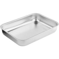 BRÄTER 27/37/7 cm - Edelstahlfarben, Basics, Metall (27/37/7cm) - moHA!