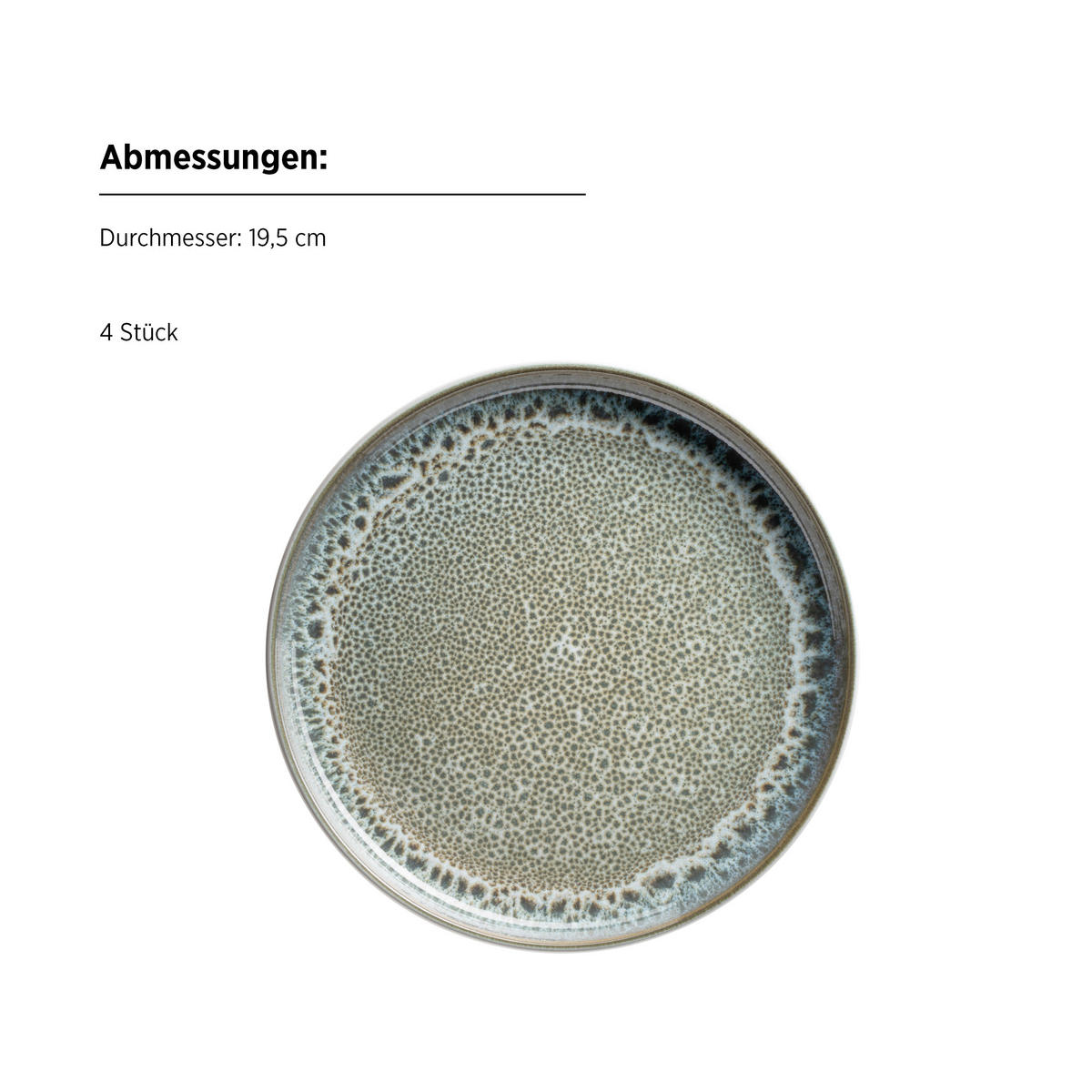 KOMBISERVICE MALEA 16-teilig  - Grün, Basics, Keramik - Mäser