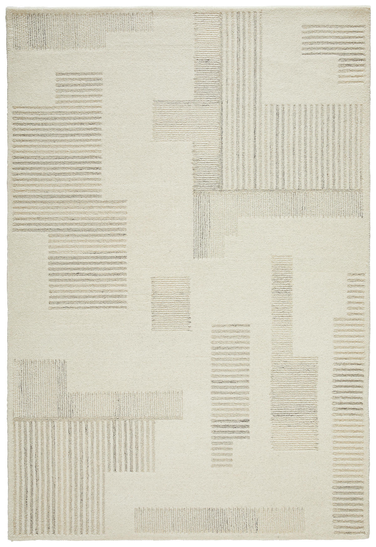 WOLLTEPPICH 160/230 cm Weiß  - Weiß, LIFESTYLE, Textil (160/230cm) - Cazaris