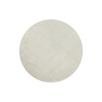 WEBTEPPICH Wohnzimmer 200 cm Hamptons Thirtysix Creme rund  - Creme, Design, Textil (200cm) - WECON HOME