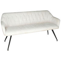KLOP, kovina, tekstil krem barve, črna  - črna/krem barve, Design, kovina/tekstil (159/82/62cm) - Stylife