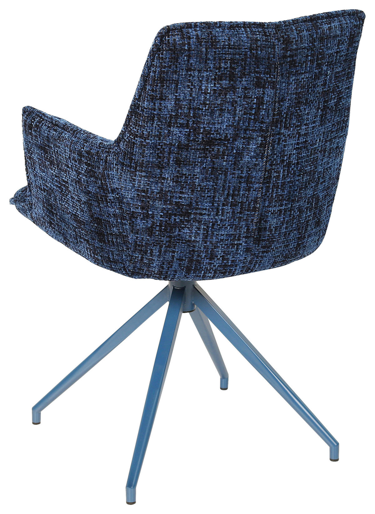 KAROSSZÉK kék  - kék, Lifestyle, textil/fém (59,5/90,5/62,5cm) - Novel