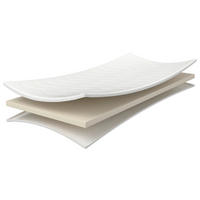 TOPPER 160/200 cm Höhe ca. 6 cm  - Weiß, Basics, Textil (160/200cm) - Chameo