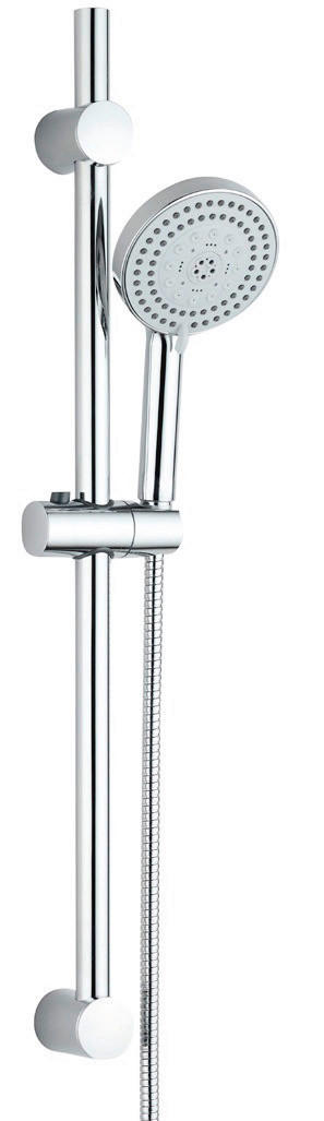 Brausegarnitur Storm Chromfarben 8-Fach verstellbar Anti-Kalk