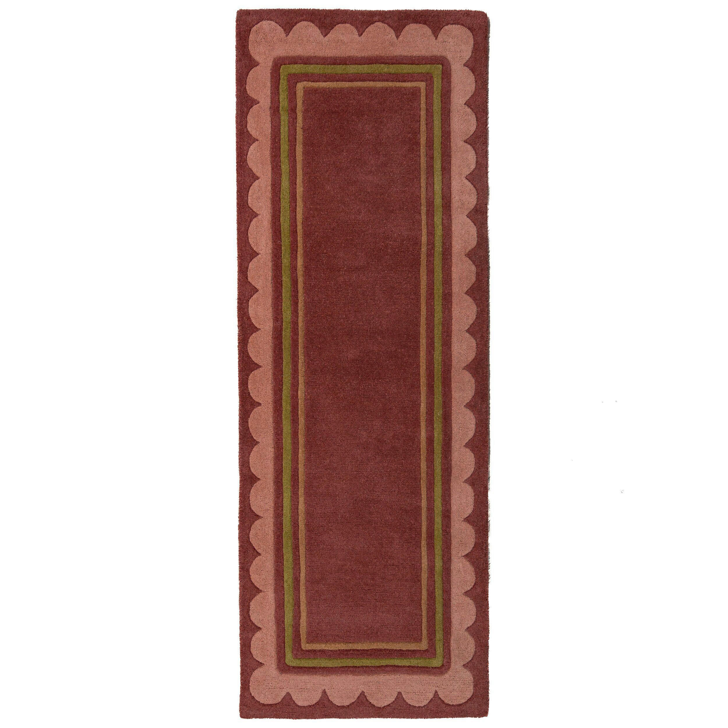 WOLLTEPPICH 80/230 cm Lois Dunkelrot rechteckig  - Dunkelrot, Basics, Textil (80/230cm) - Flair Rugs