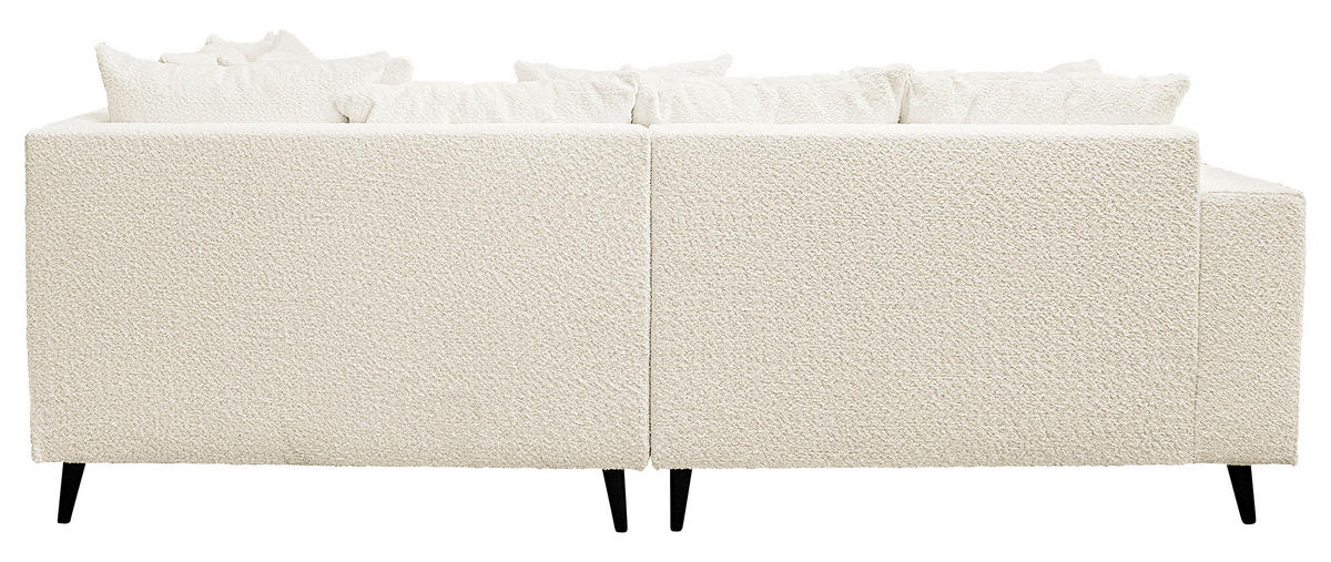 ROHOVÁ SEDACIA SÚPRAVA, textil, biela - čierna/biela, Design, drevo/textil (247/174cm) - MID.YOU