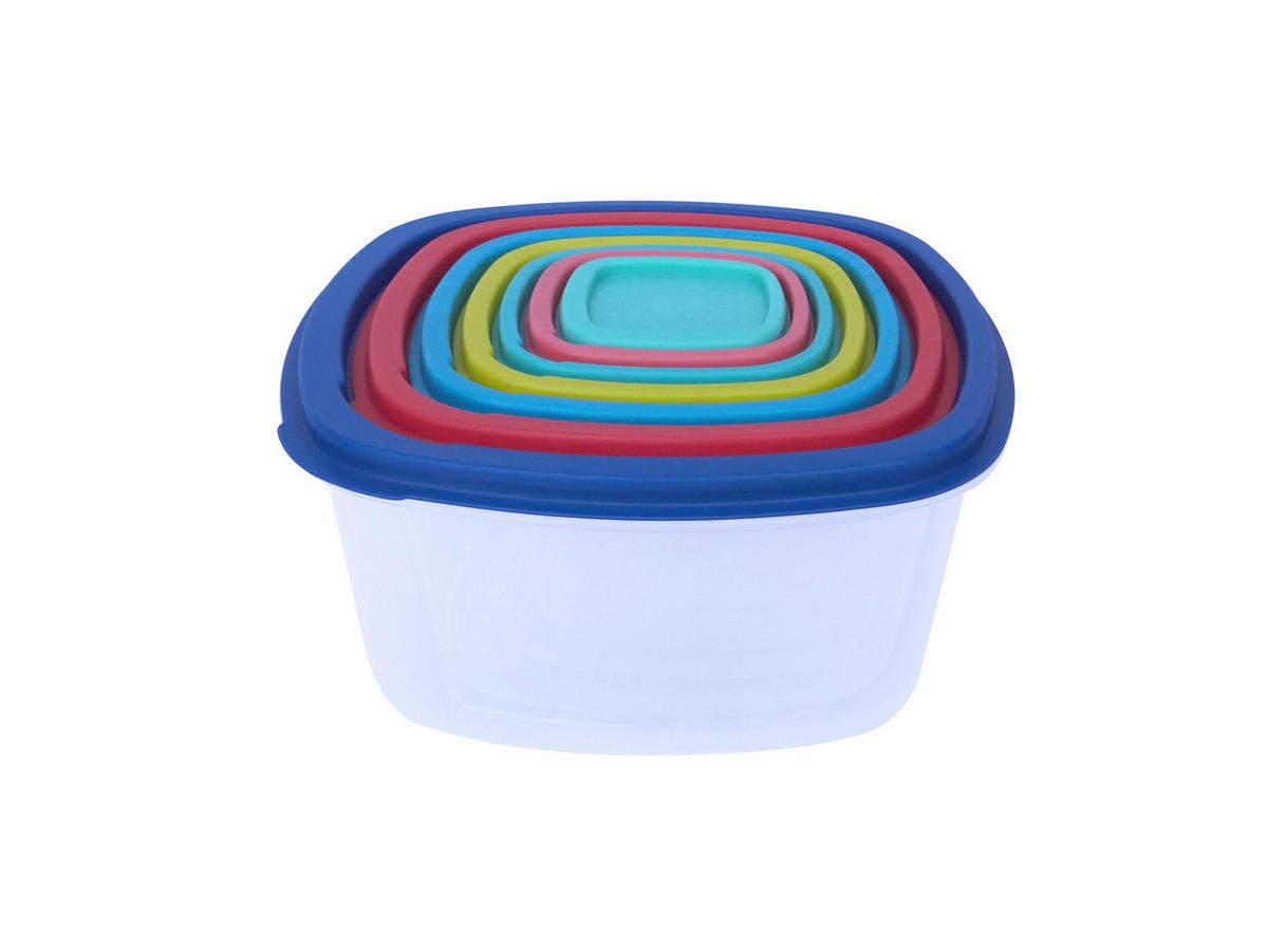 ÉTELTÁROLÓ KÉSZLET   - többszínű/áttetsző, Basics, műanyag - Boxxx