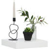 FALIPOLC 30/5/25 cm fehér  - fehér, Basics, faalapú anyag (30/5/25cm) - Xora
