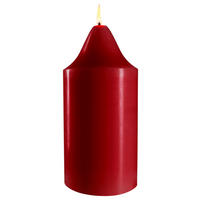 ALTARKERZE - Bordeaux, KONVENTIONELL, Paraffin (9/20cm)