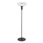 STEHLEUCHTE 37/155 cm    - Schwarz, Design, Glas/Metall (37/155cm) - Dieter Knoll