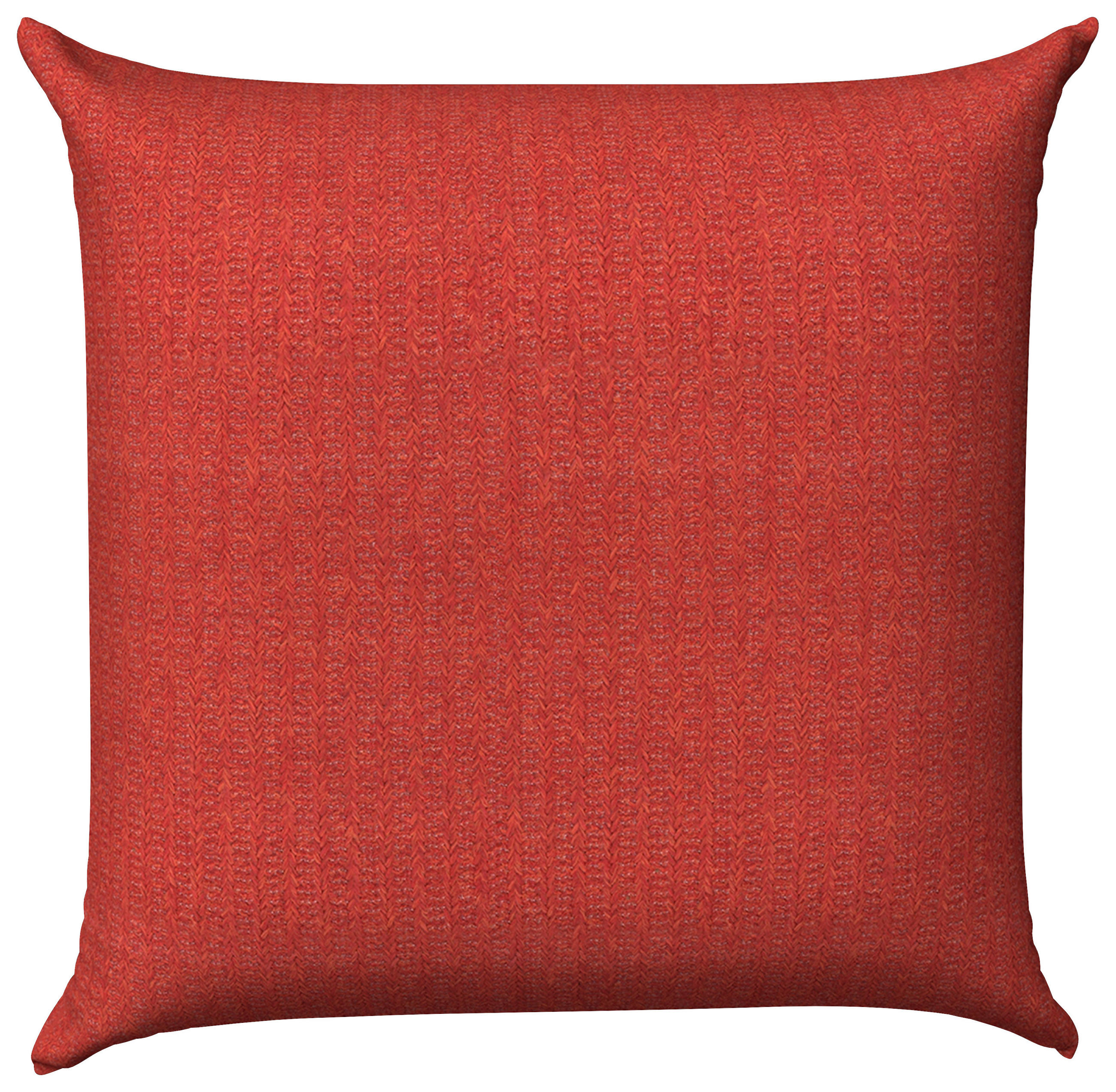 OUTDOOR-KISSEN in Rot Uni 48/48 cm  - Rot, Basics, Textil (48/48cm)