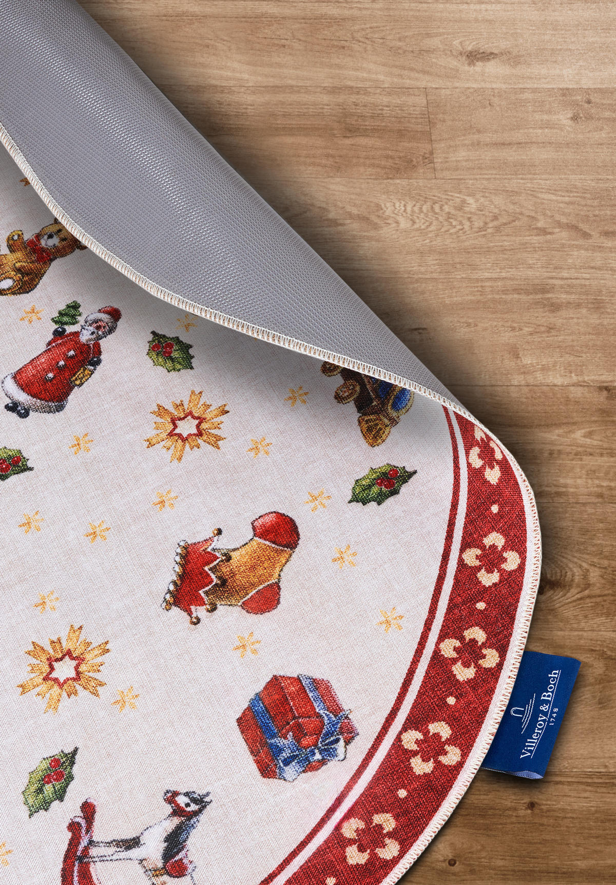 FLACHWEBETEPPICH 150 cm Toy's Delight Multicolor, Rot  - Rot/Multicolor, Design, Kunststoff/Textil (150cm) - Villeroy & Boch