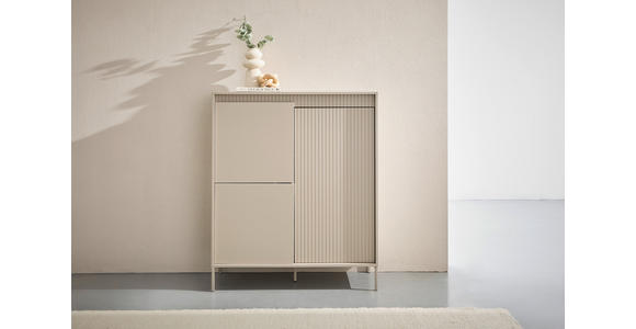 HIGHBOARD  102,8/123,2/40 cm  - Kaschmir, Trend, Holzwerkstoff/Metall (102,8/123,2/40cm) - Xora