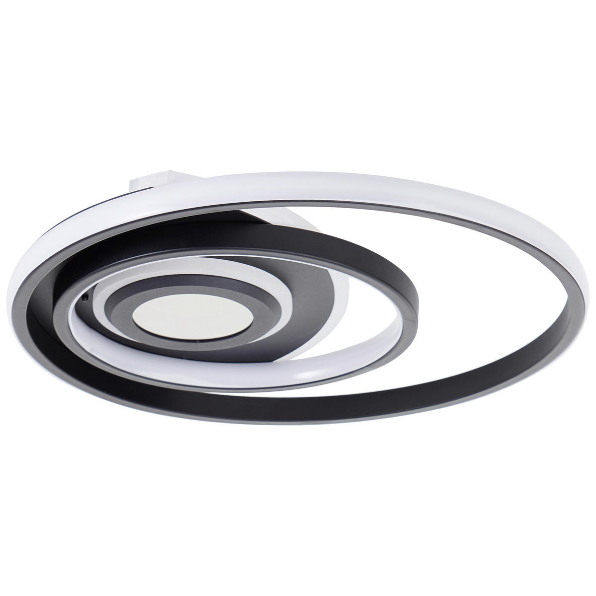 LED SVJETILJKA STROPNA  - crna, Design, metal/plastika (40,8/5,5/40,8cm)