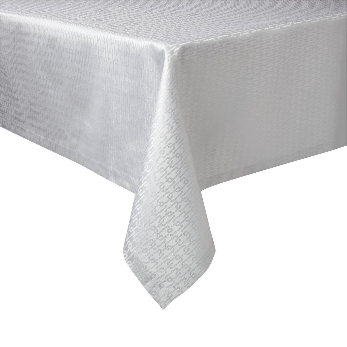 TISCHDECKE Chains 140/210 cm  - Silberfarben, Design, Textil (140/210cm) - Joop!