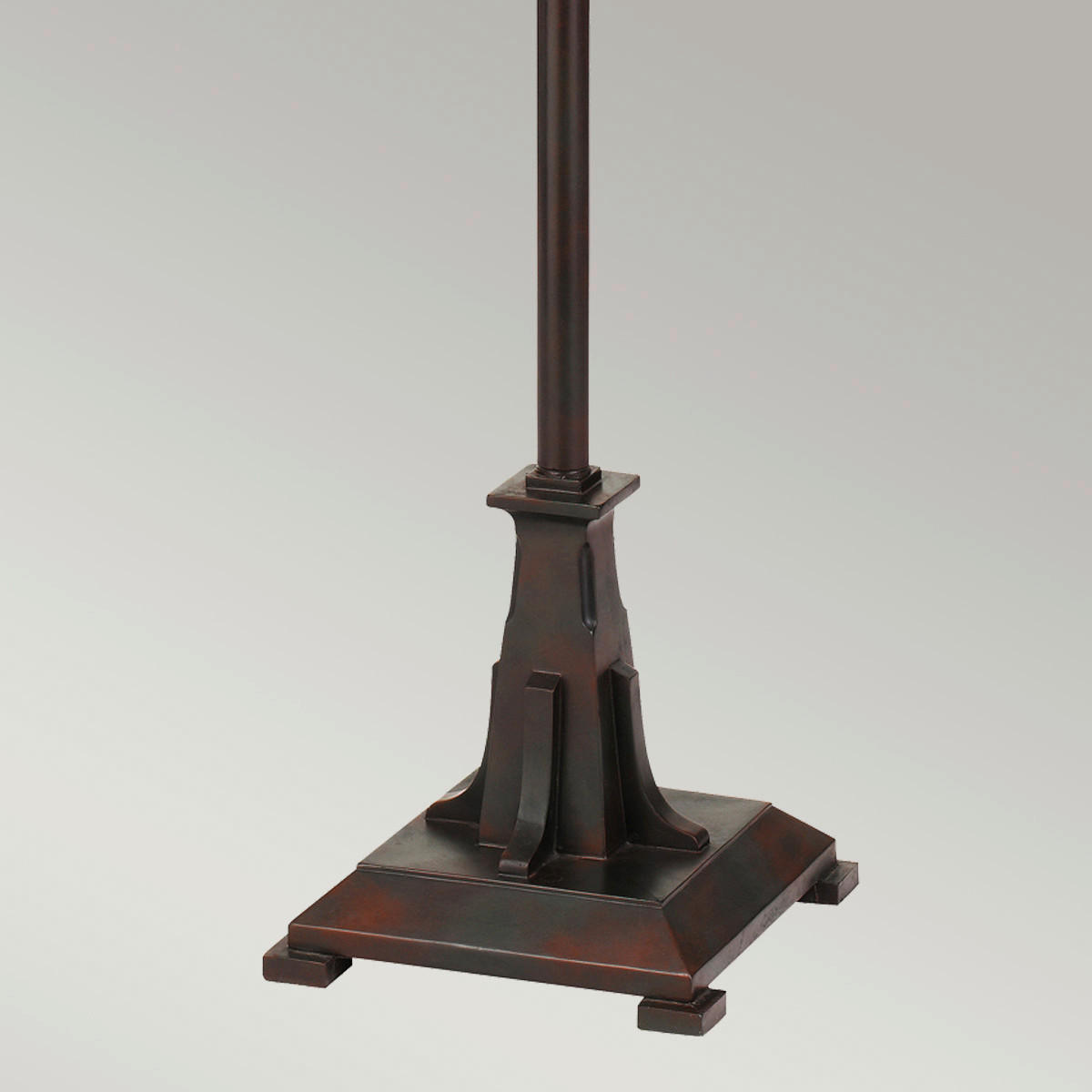 Thumbnail - Elstead Lighting Stehleuchte Maybeck, Mehrfarbig, Dunkelbraun, Metall, Glas, Naturmaterialien, 157.80 cm, Grüner Punkt, ...