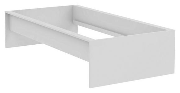 BETTRAHMEN 90/200 cm in Weiß - Weiß, KONVENTIONELL, Holzwerkstoff (90/200cm) - Hom`in