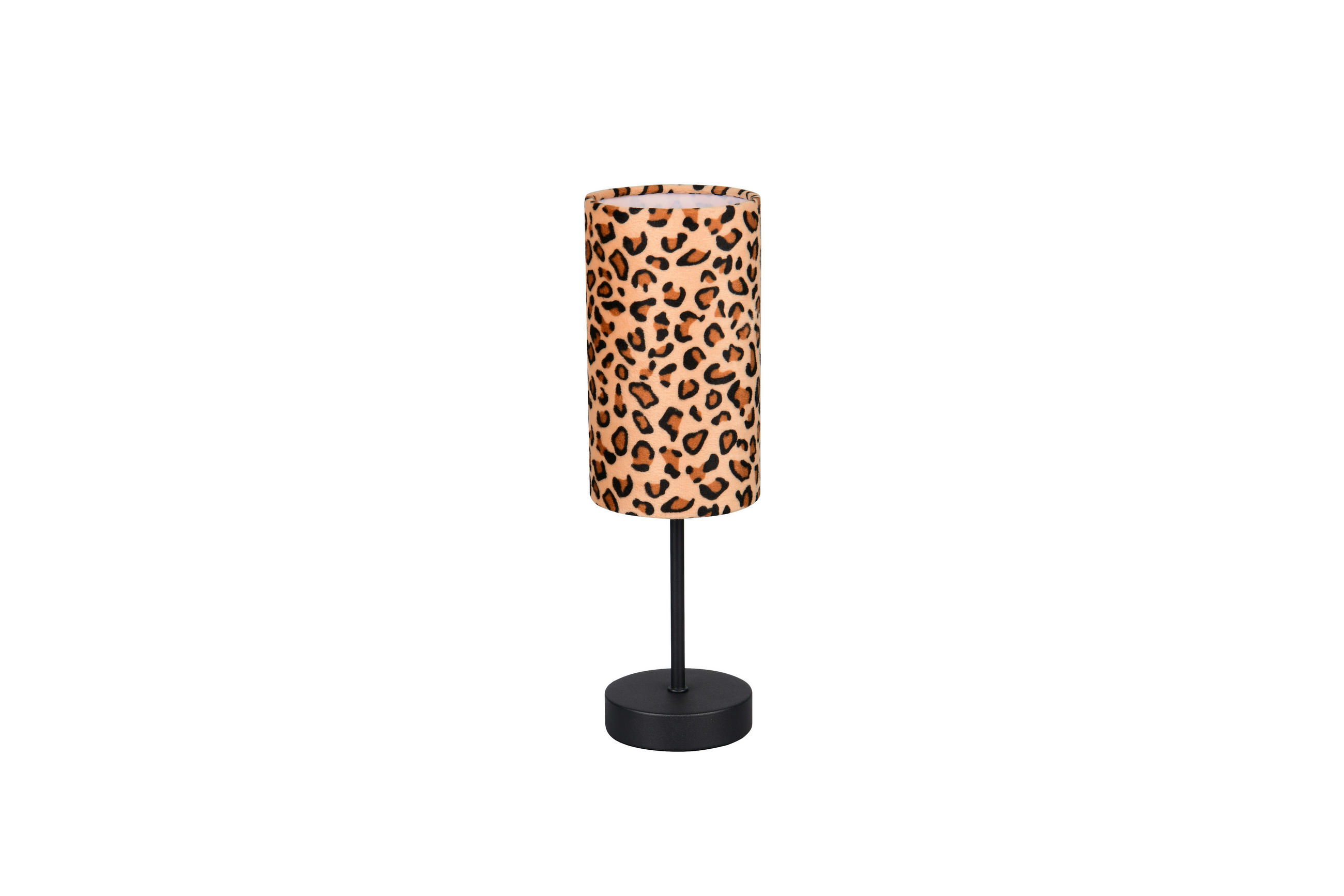 TISCHLEUCHTE - Hellbraun/Beige, Textil/Metall (11/36,5cm)