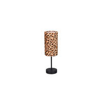TISCHLEUCHTE - Hellbraun/Beige, Textil/Metall (11/36,5cm)