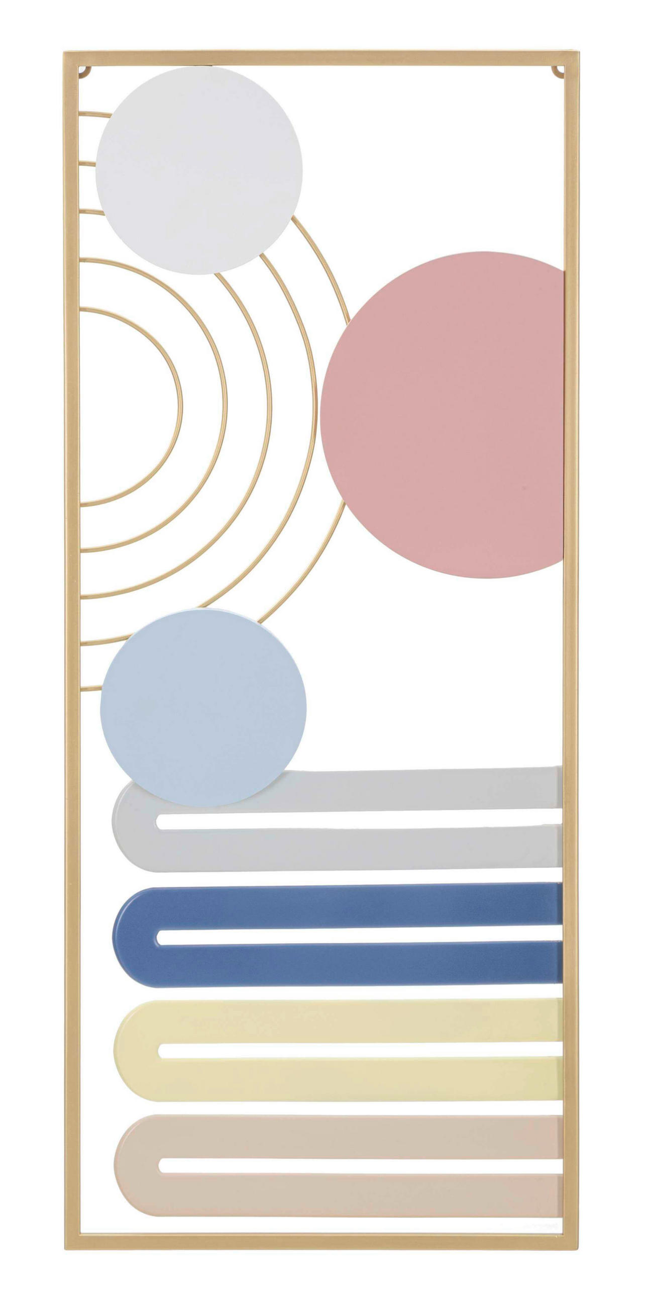Mauro Ferretti Wanddeko Mehrfarbig 84x37x2 cm