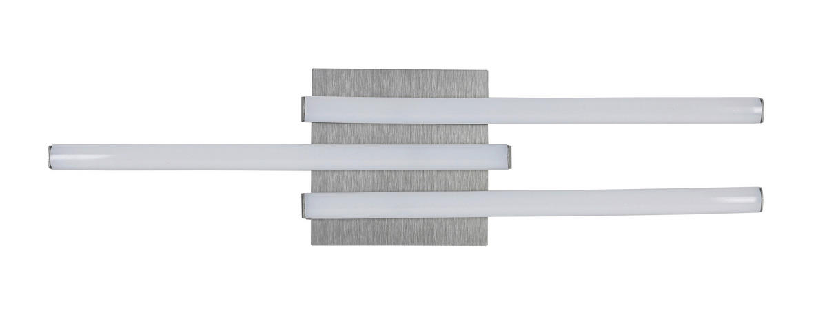 LED PLAFONJERA  - bela/srebrna, Osnovno, metal/plastika (54,5/14/6,5cm) - Boxxx