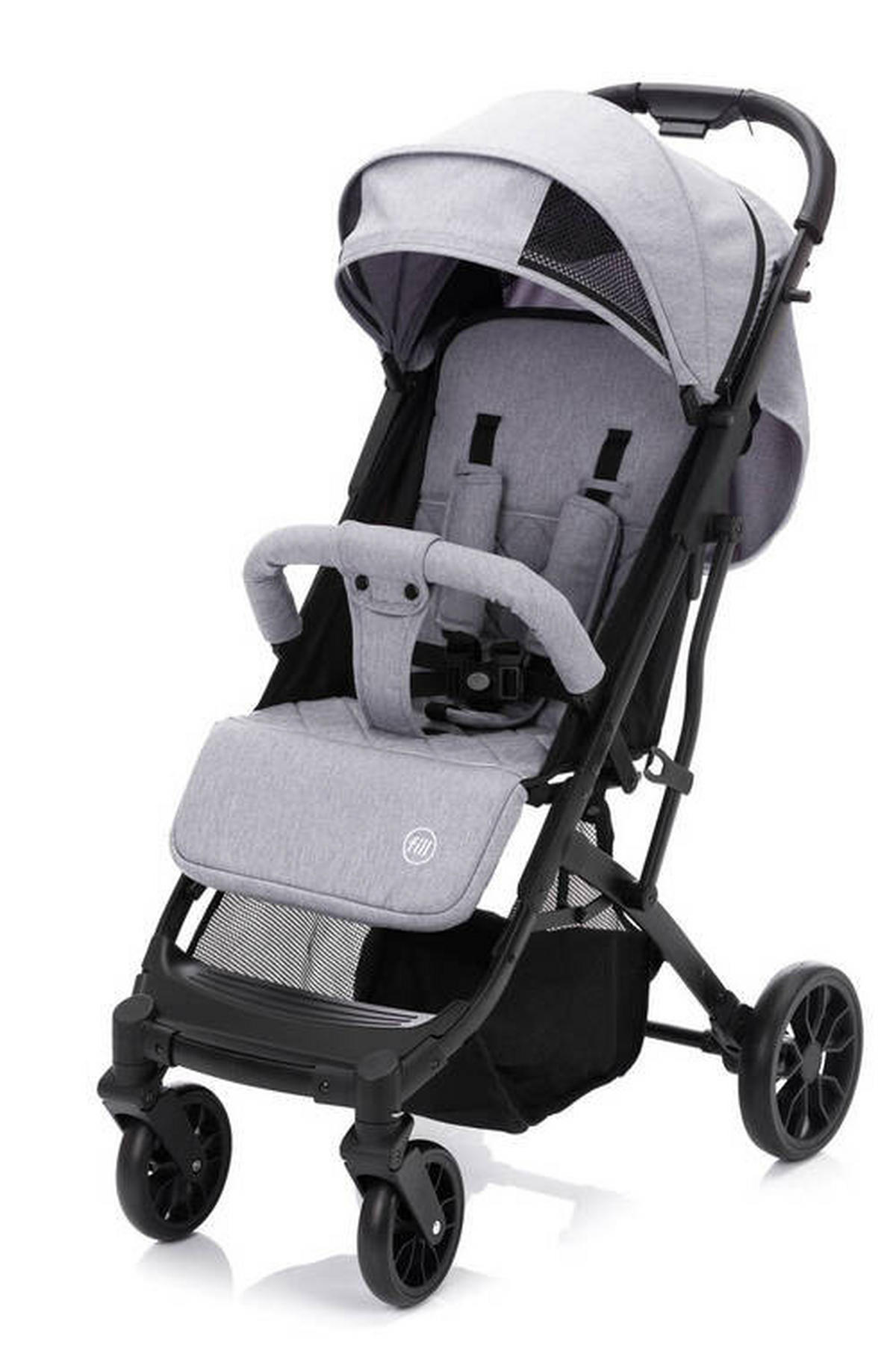 GOLFOVÝ KOČÁREK - černá/světle šedá, Basics, kov/textil (105/70/51cm) - Fillikid