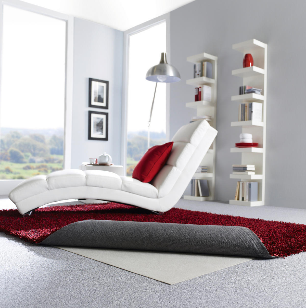 UNTERLAGSMATTE 120/180 cm  - Weiß, Basics, Textil (120/180cm) - Schöner Wohnen