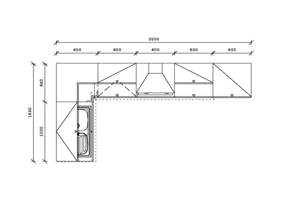 ECKKÜCHE 300/164 cm  in Graphitfarben, Eichefarben  - Edelstahlfarben/Eichefarben, KONVENTIONELL, Holzwerkstoff/Metall (300/164cm) - Xora