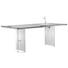 ESSTISCH Wildeiche massiv rechteckig Eichefarben - Eichefarben, Design, Holz/Metall (220/100/77cm) - Escando Modern Wo
