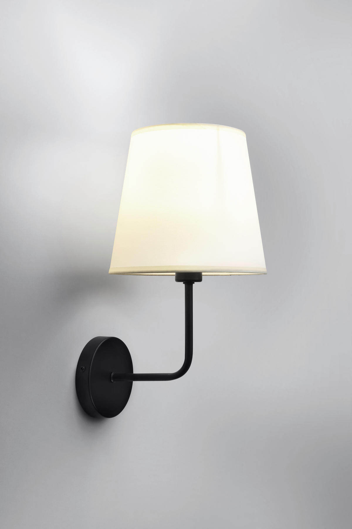 VÄGGLAMPA Pasteri 18.5/23/33 cm   - kromfärg/grafitfärgad, Klassisk, metall/plast (18.5/23/33cm)