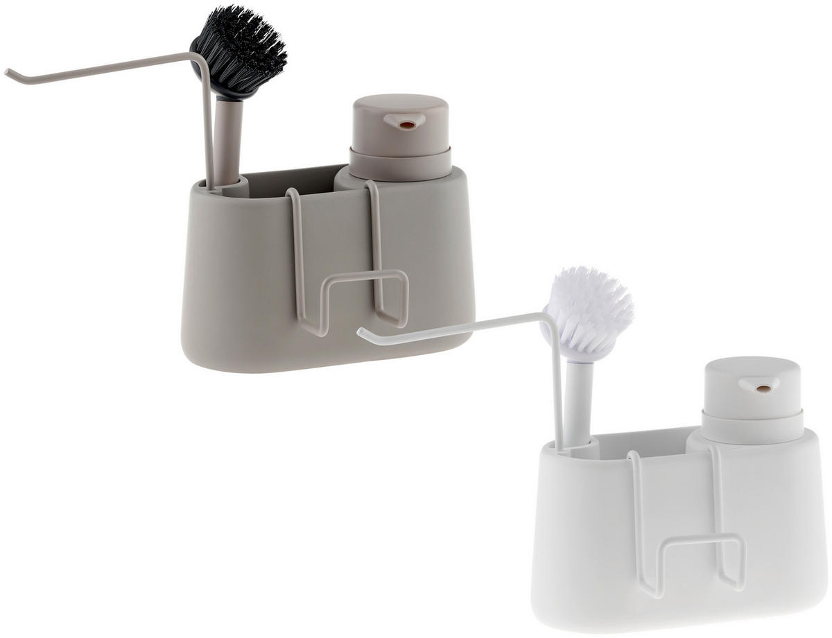 ORGANIZATOR ZA PRANJE POSUĐA  - taupe, Basics, metal/plastika (28/12,5/20cm) - Homeware