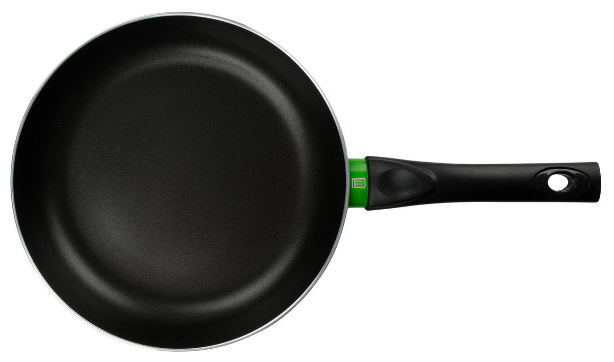Tigaie Pentru Prăjit 24 cm  - verde/negru, Design, metal (24cm) - Chefkoch+Fackelmann