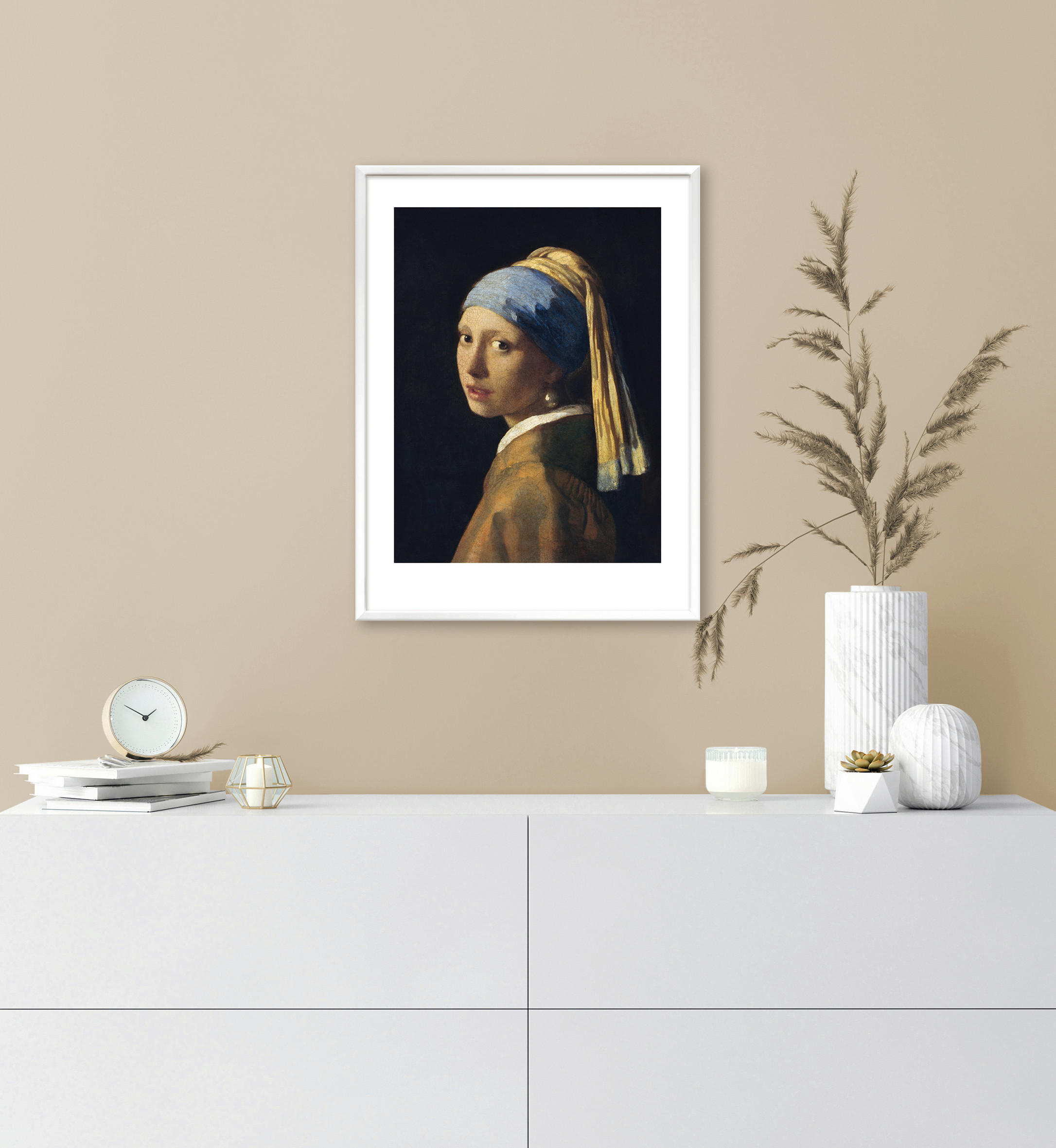 KUNSTDRUCK 30/40 cm  - Hellbraun/Beige, Basics, Papier (30/40cm) - Monee