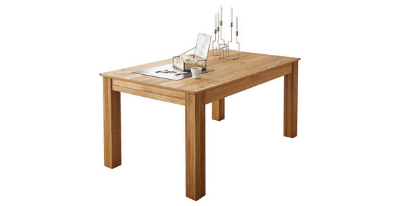 ESSTISCH Eichefarben rechteckig ausziehbar - Eichefarben, KONVENTIONELL, Holz (160-260/100/76cm) - Linea Natura