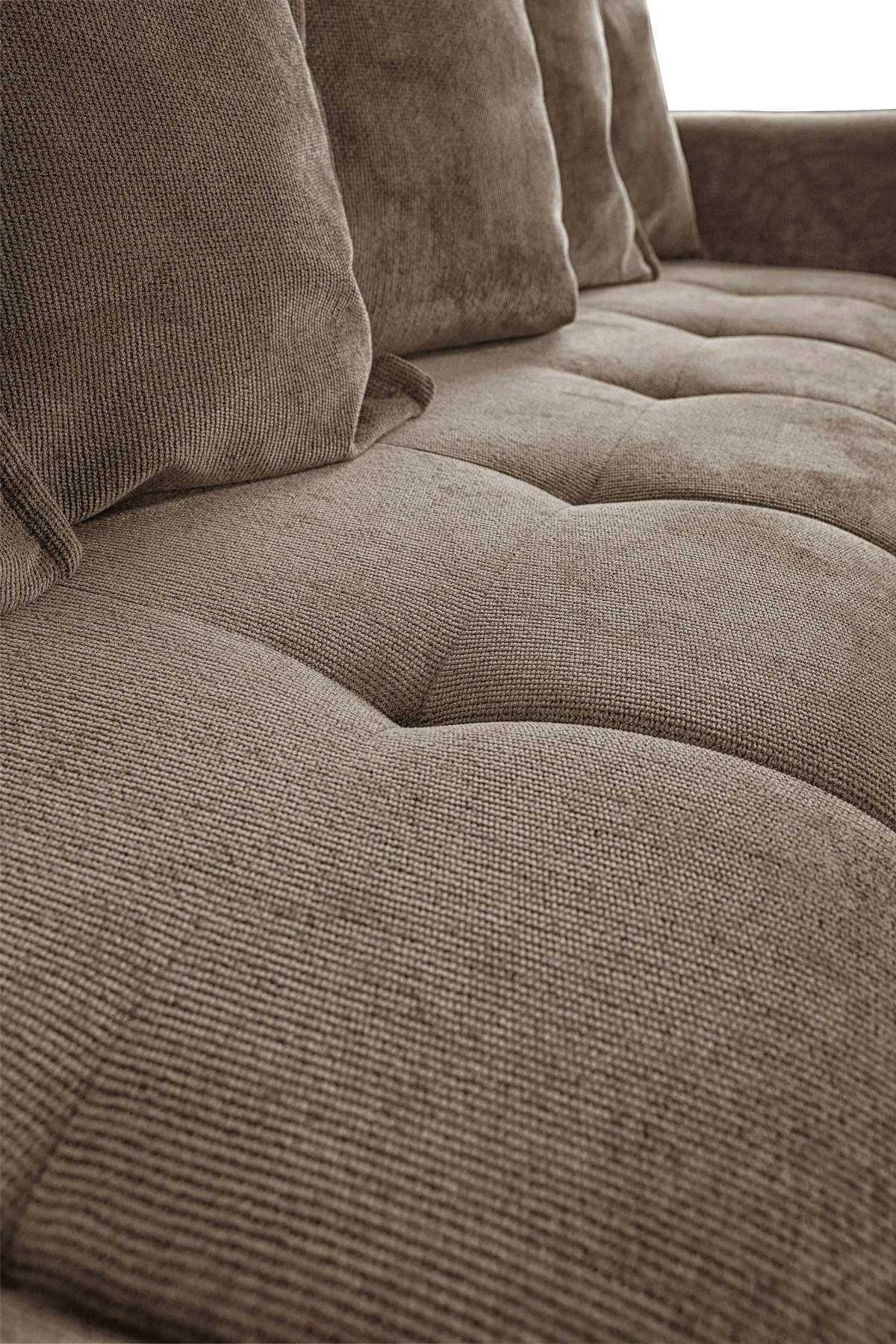 SCHLAFSOFA  mit Bettkasten erhältlich, Bettfunktion erhältlich Struktur Schlammfarben  - Schlammfarben/Schwarz, Design, Holz/Textil (247/94/90cm) - MID.YOU