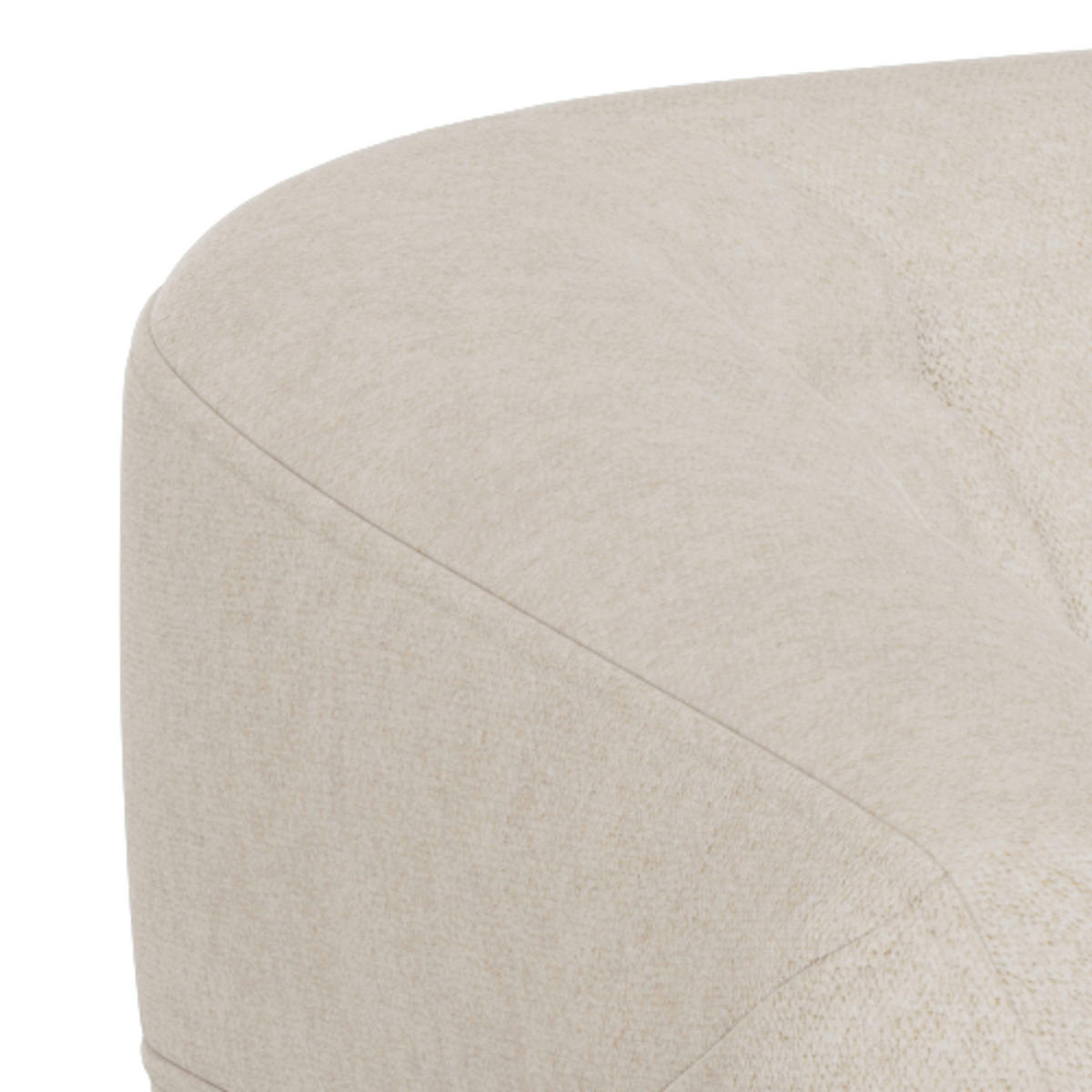 CHESTERFIELD-SOFA Flachgewebe Beige  - Eichefarben/Beige, Trend, Holz/Textil (150/78/84cm) - Ambia Home