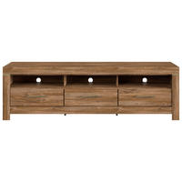 KOMODA POD TELEVIZI, barvy dubu, 200/60/54 cm - barvy dubu/barvy niklu, Design, kov/kompozitní dřevo (200/60/54cm) - Welnova
