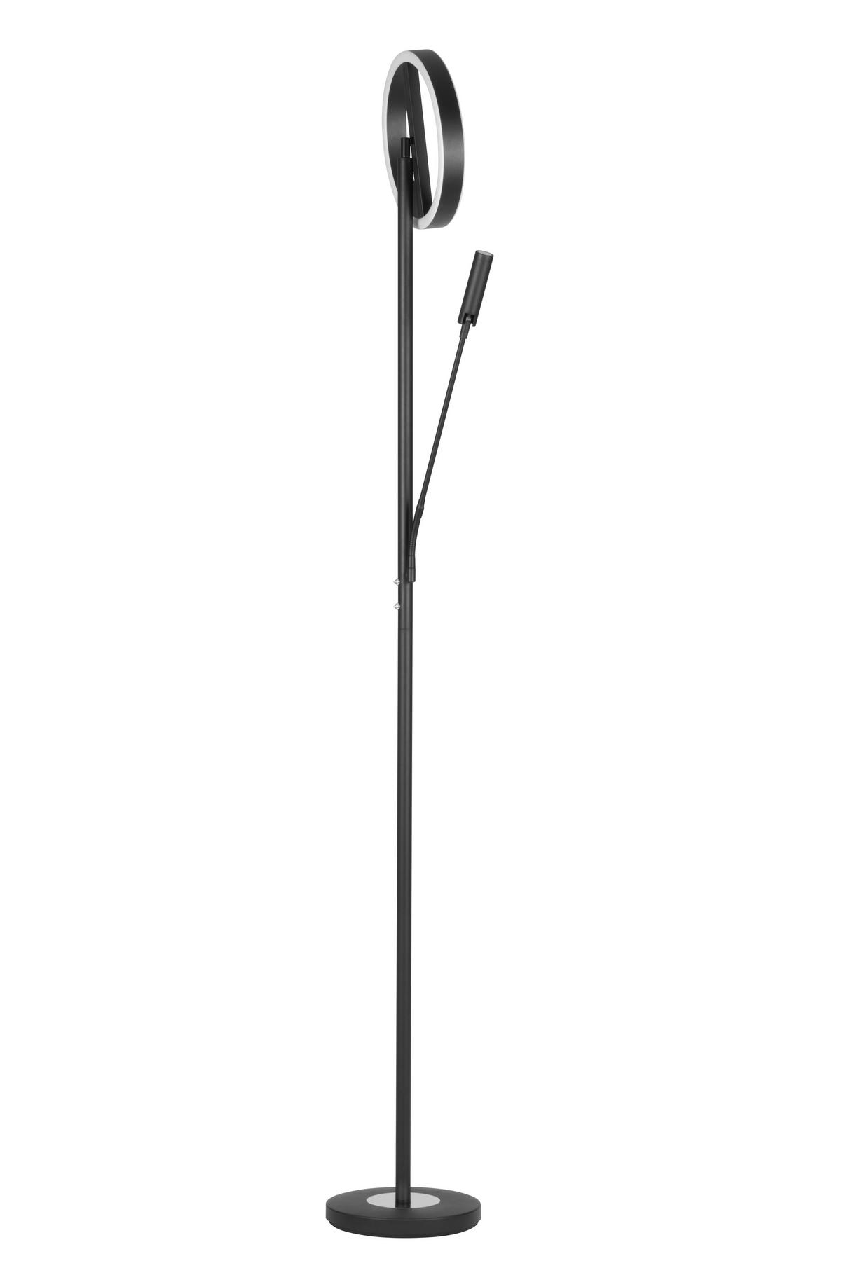 LED-DECKENFLUTER 28/180 cm    - Schwarz/Weiß, Design, Kunststoff/Metall (28/180cm) - Novel