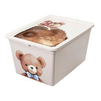 BOX NA HRAČKY, 48,5/36/25 cm - béžová, Basics, plast (48,5/36/25cm) - My Baby Lou