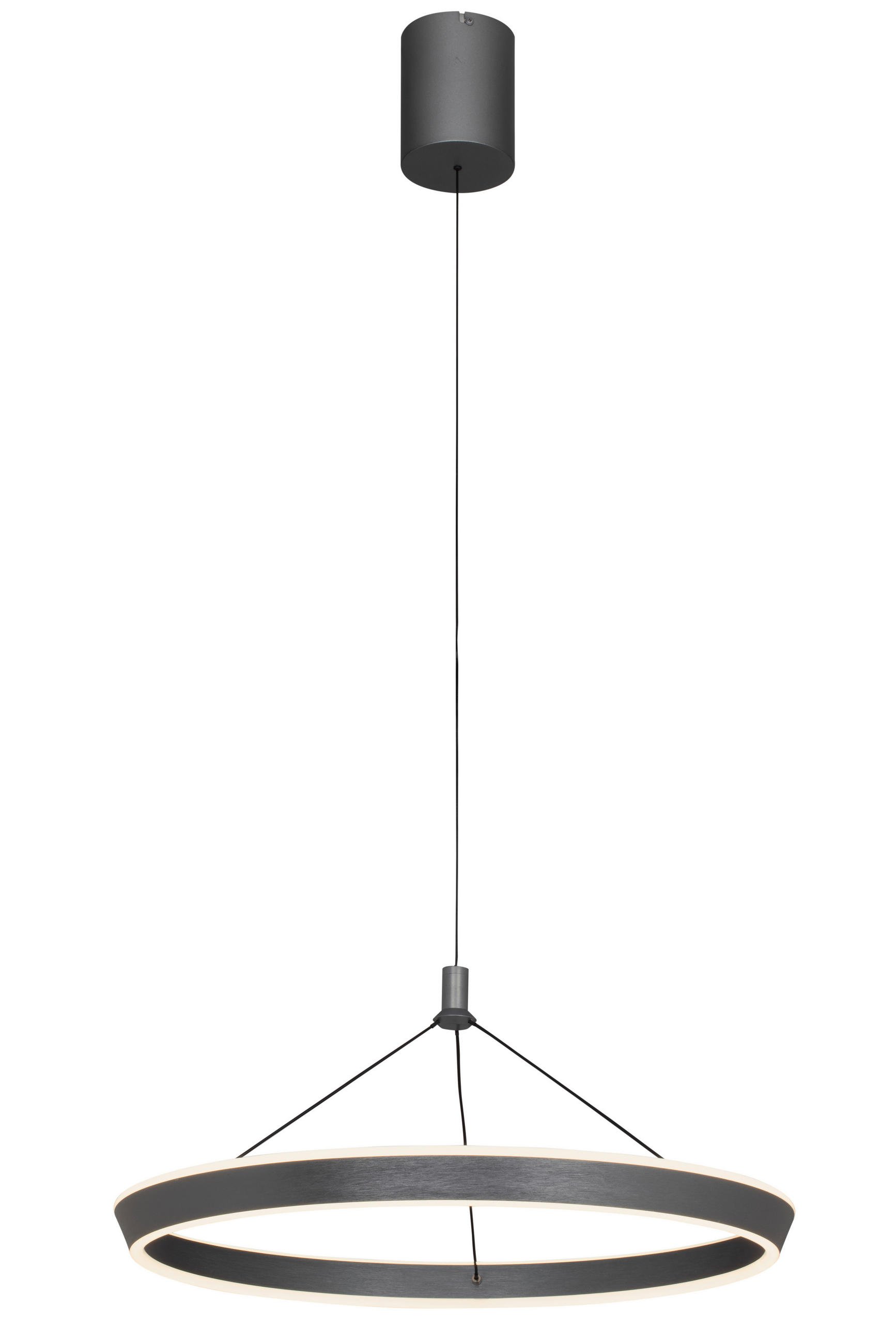 LAMPĂ SUSPENDATĂ CU LED 60/150 cm  - gri, Lifestyle, metal (60/150cm) - Ambiente