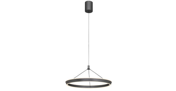 LED-HÄNGELEUCHTE 60/150 cm - Grau, LIFESTYLE, Metall (60/150cm) - Ambiente