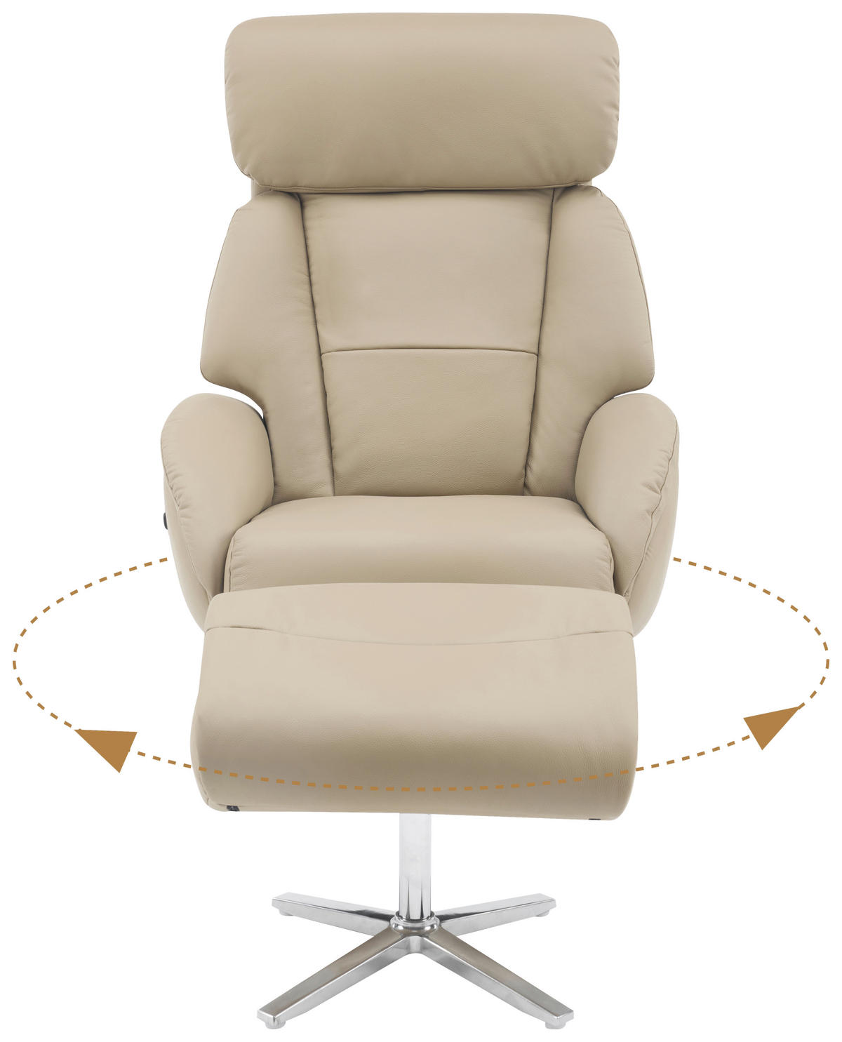 MASAŽNI STOL,  rjavosiva tekstil, usnje - srebrne barve/rjavosiva, Design, kovina/tekstil (76/111/87cm) - Livetastic