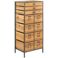 KOMMODE  in 50/120/38 cm  - Messingfarben/Schwarz, KONVENTIONELL, Holz/Metall (50/120/38cm) - Livetastic
