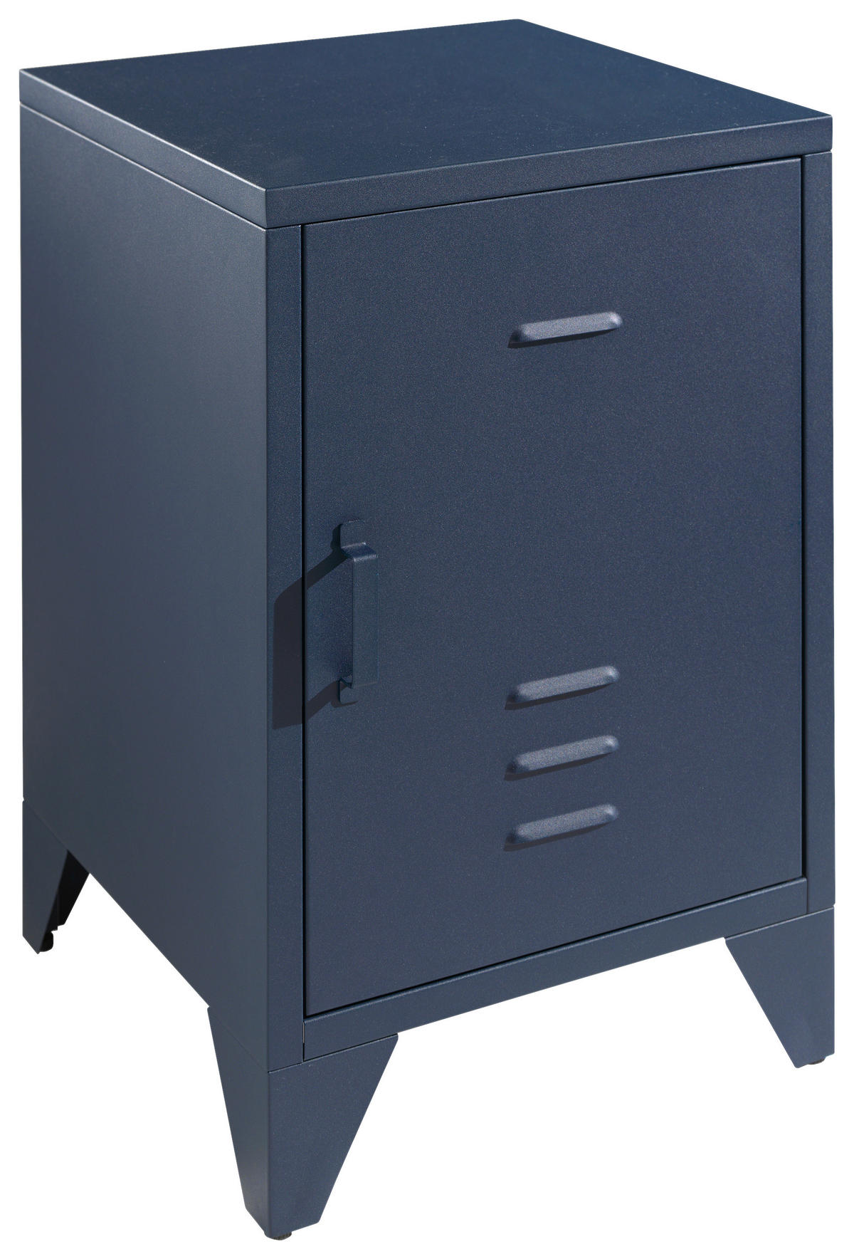 NACHTKÄSTCHEN 40/60/40 cm  in Blau  - Blau, MODERN, Metall (40/60/40cm) - Vipack