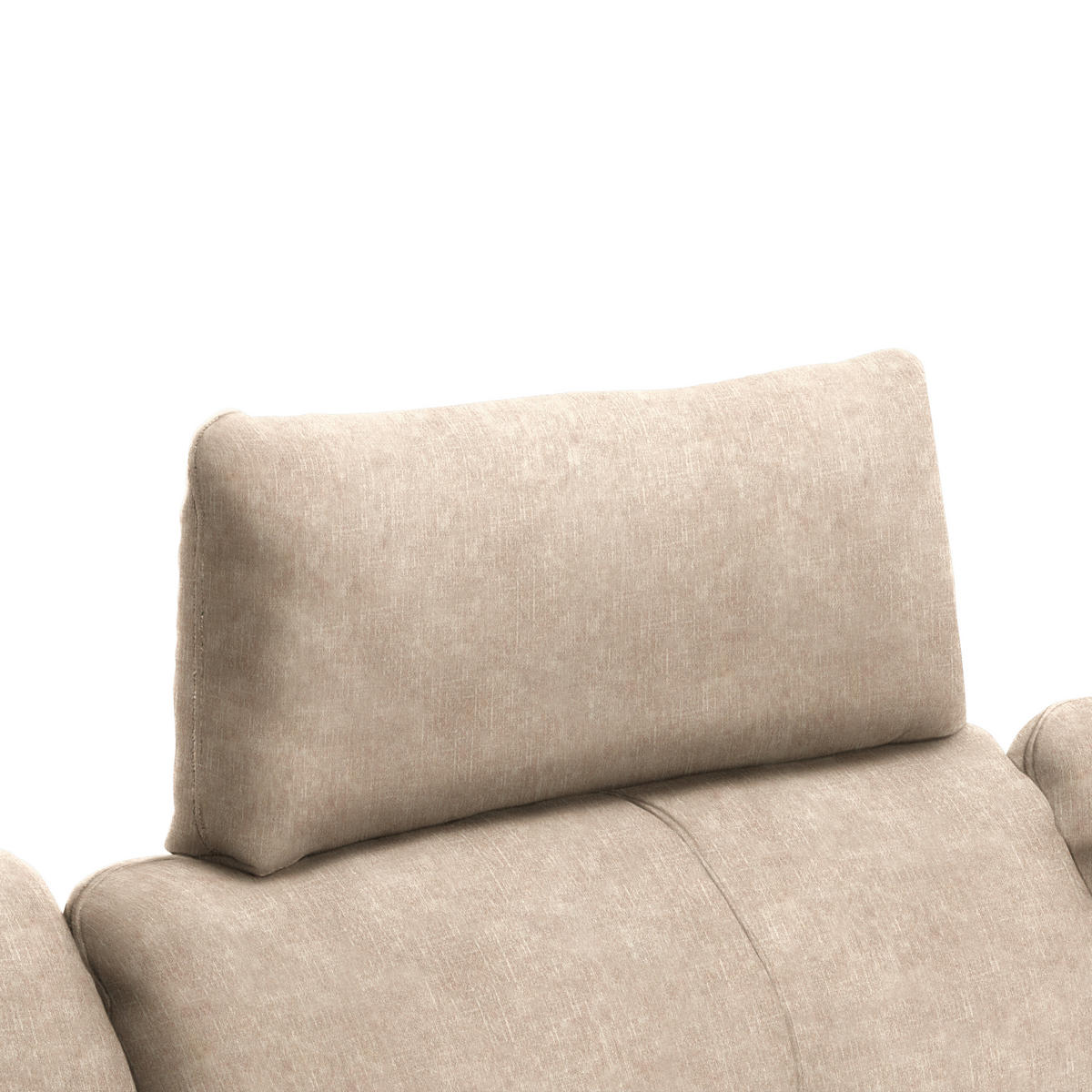 ECKSOFA in Velours Sandfarben  - Sandfarben/Schwarz, Design, Textil/Metall (301/179cm) - Chilliano