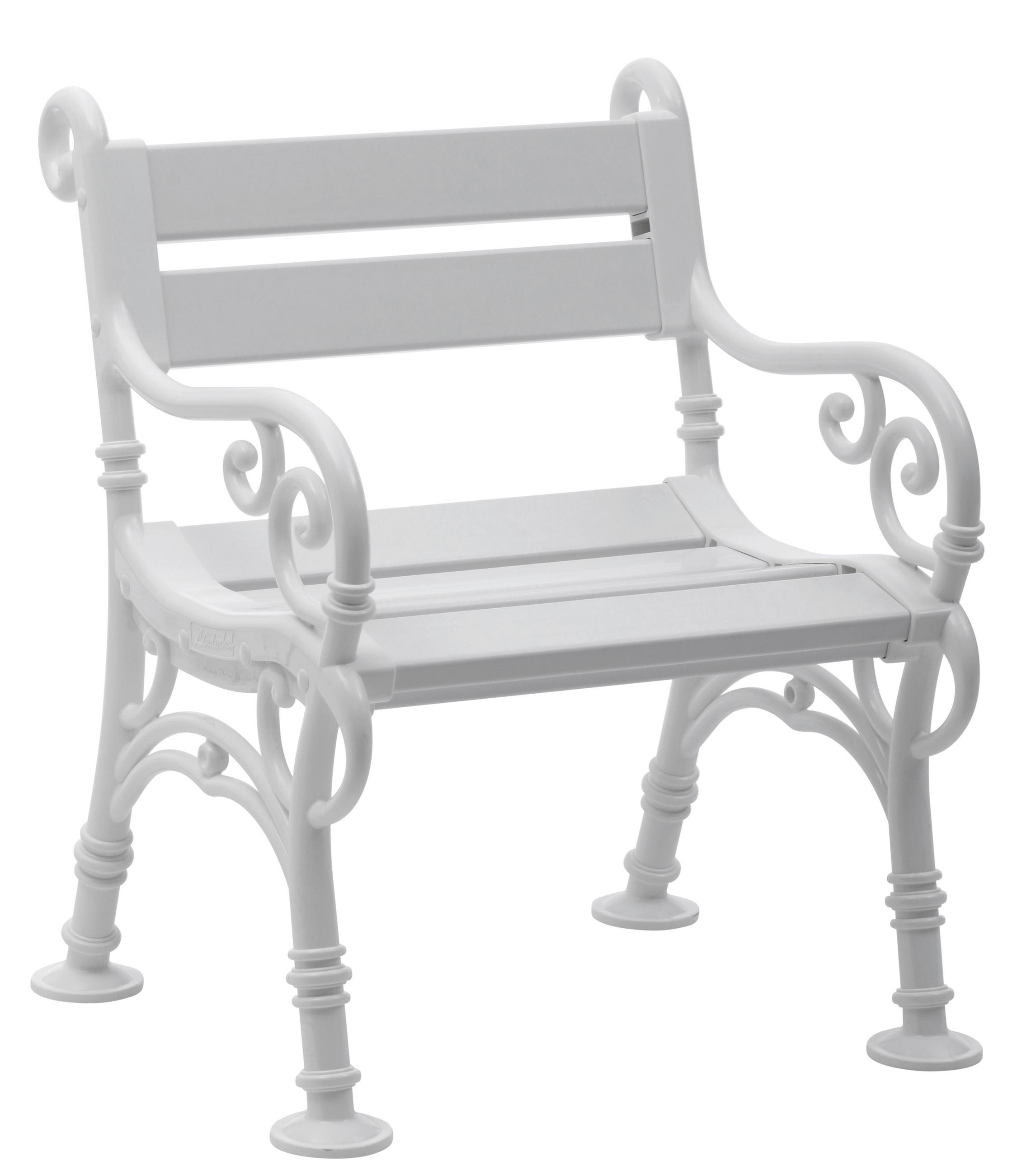 GARTENSTUHL Weiß  - Weiß, Basics, Kunststoff (68/85/60cm) - Modante