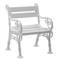 GARTENSTUHL Weiß  - Weiß, Basics, Kunststoff (68/85/60cm) - Modante